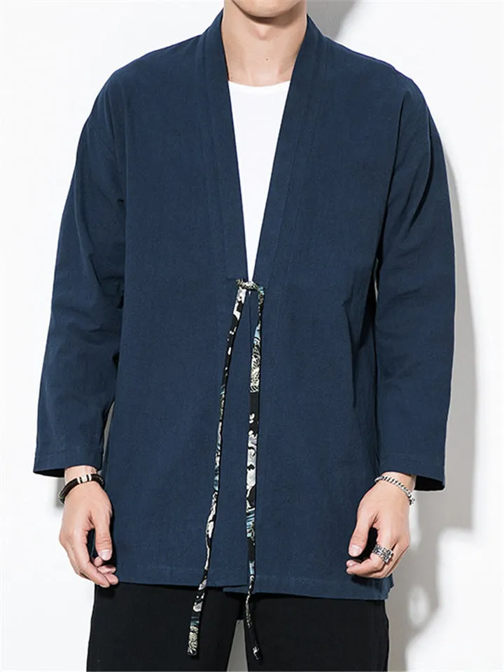 Loose Solid Color Stand Collar Shirt
