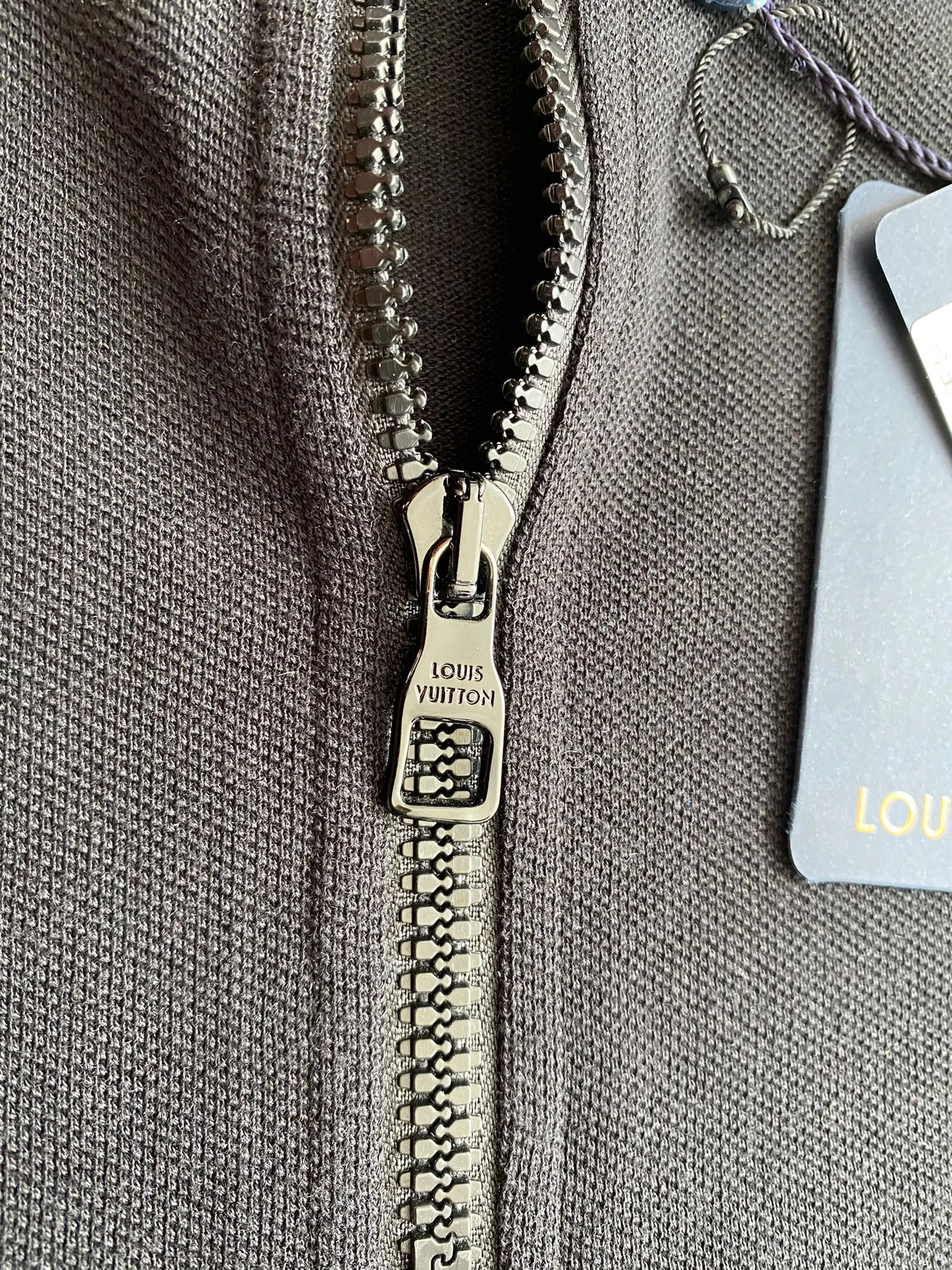 LV Rainbow Collar Half Zip Polo