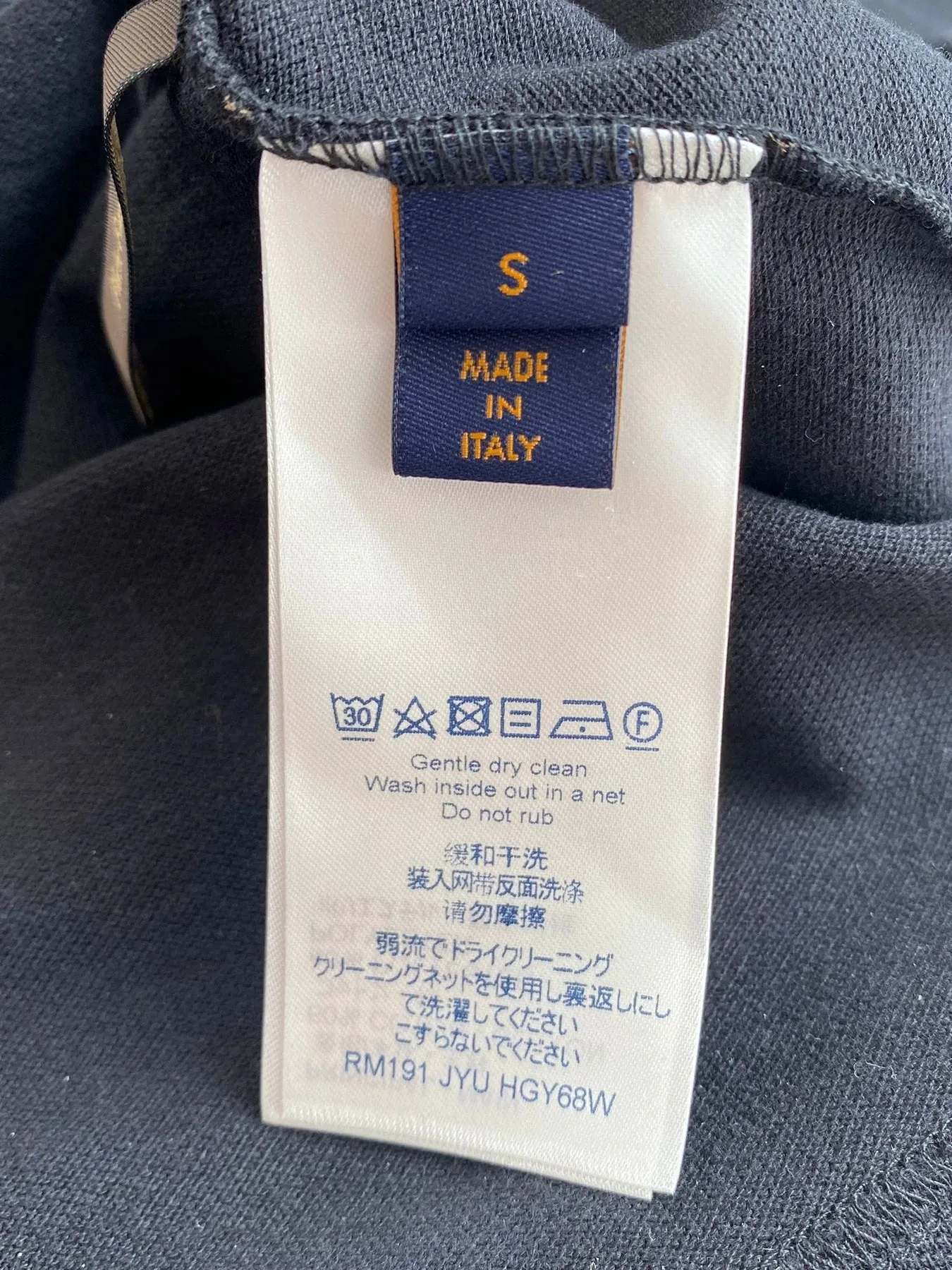 LV Rainbow Collar Half Zip Polo