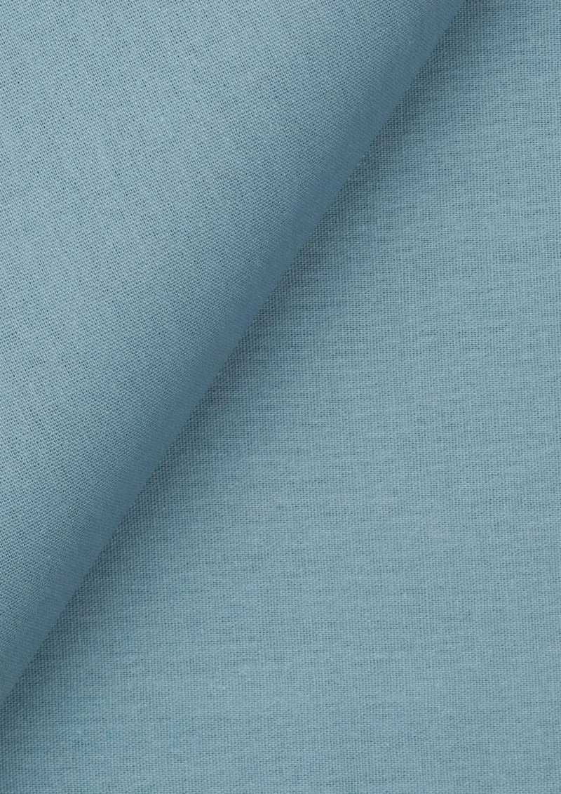 Maya Blue Linen Blend Shirt