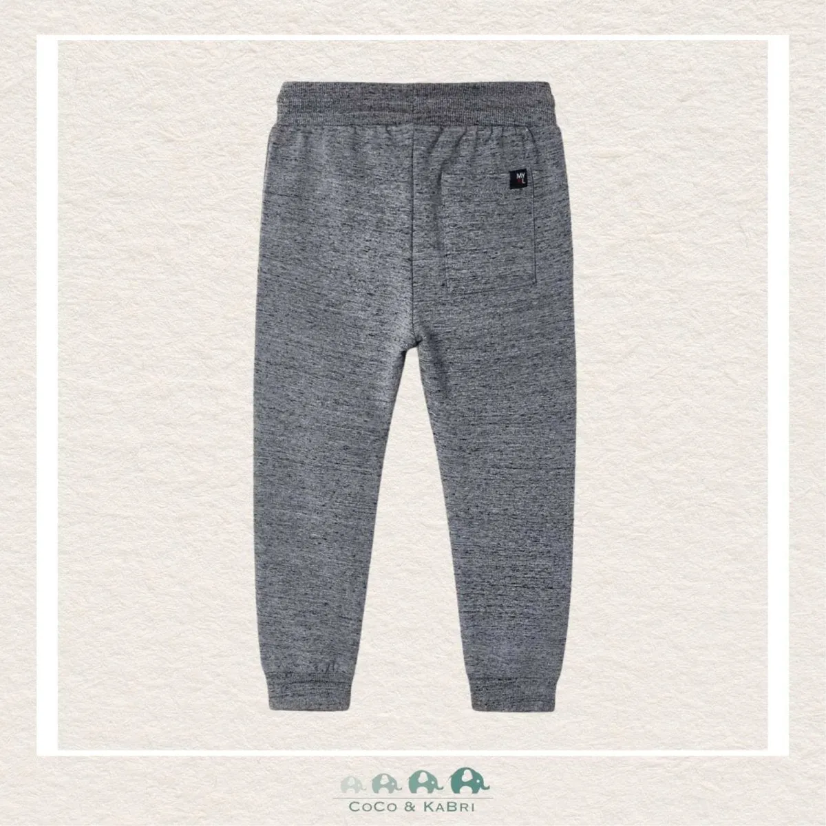 Mayoral Basic Cuffed Fleece Trousers - Anchor Gray