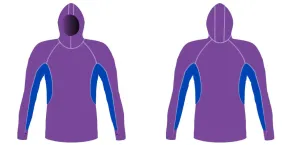 MEN AND WOMEN CUSTOM SNORKEL HOODIE LONG SLEEVE RASH GUARD