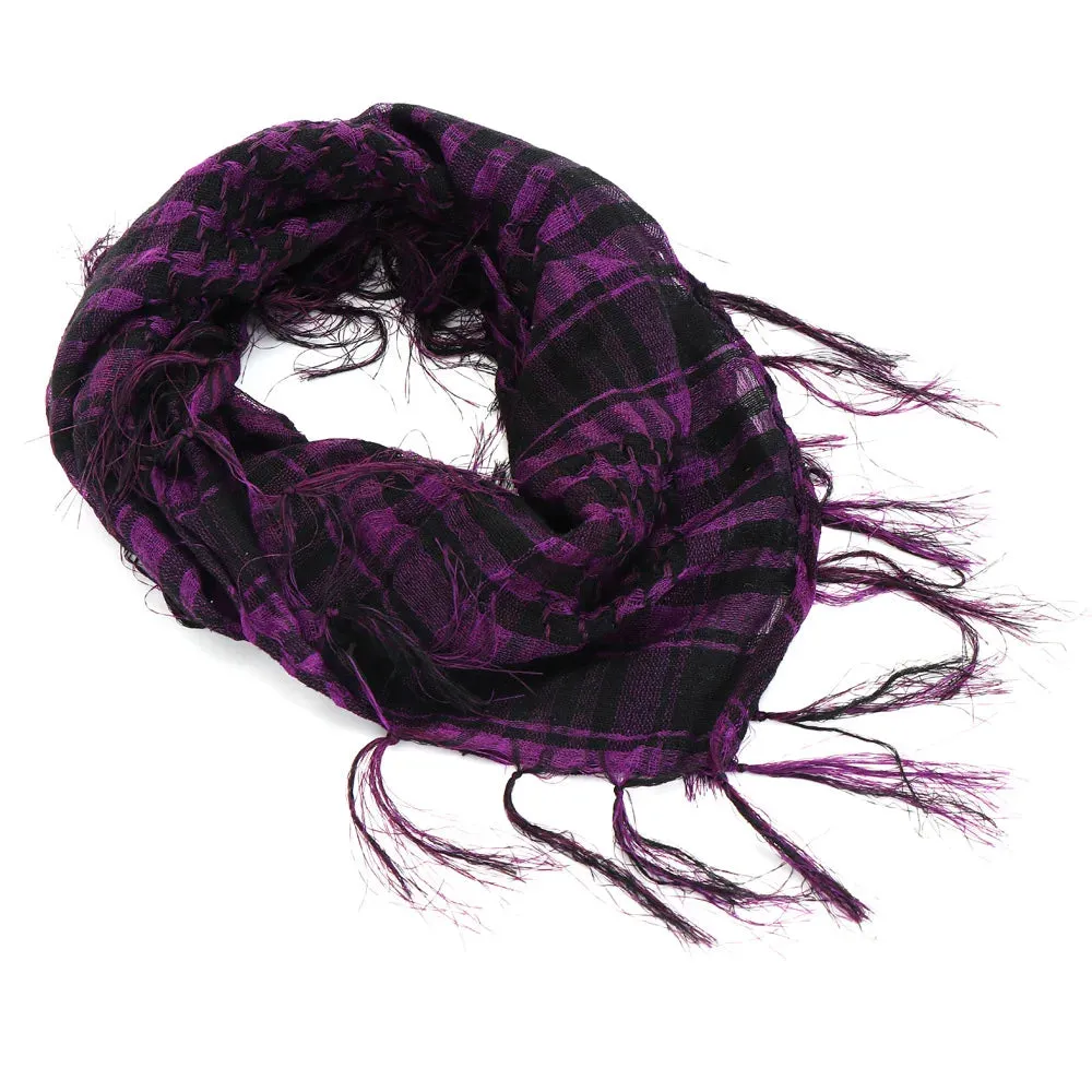 Men Women Tacticals Arab Scarf Fashion Lightweight Hijab Scarf Spring Army Plaid Head Scarf Keep Warm Scarfs Outdoor Equipment