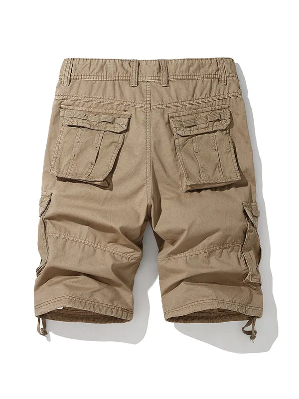 Men'S Beach Multi Bag Plus Size Cargo Shorts
