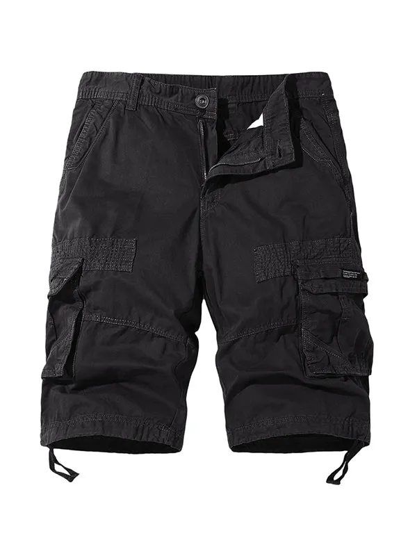 Men'S Beach Multi Bag Plus Size Cargo Shorts