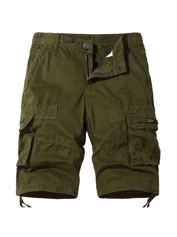 Men'S Beach Multi Bag Plus Size Cargo Shorts