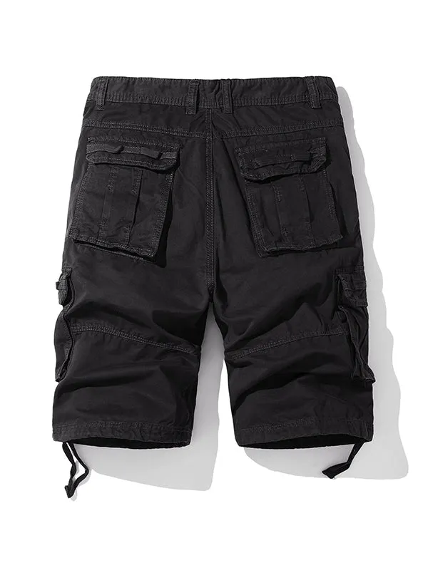 Men'S Beach Multi Bag Plus Size Cargo Shorts
