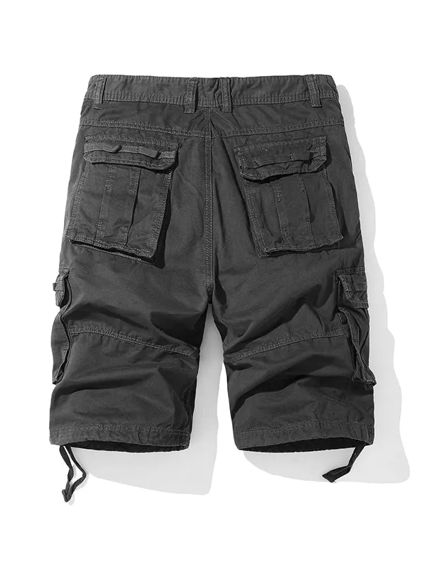 Men'S Beach Multi Bag Plus Size Cargo Shorts