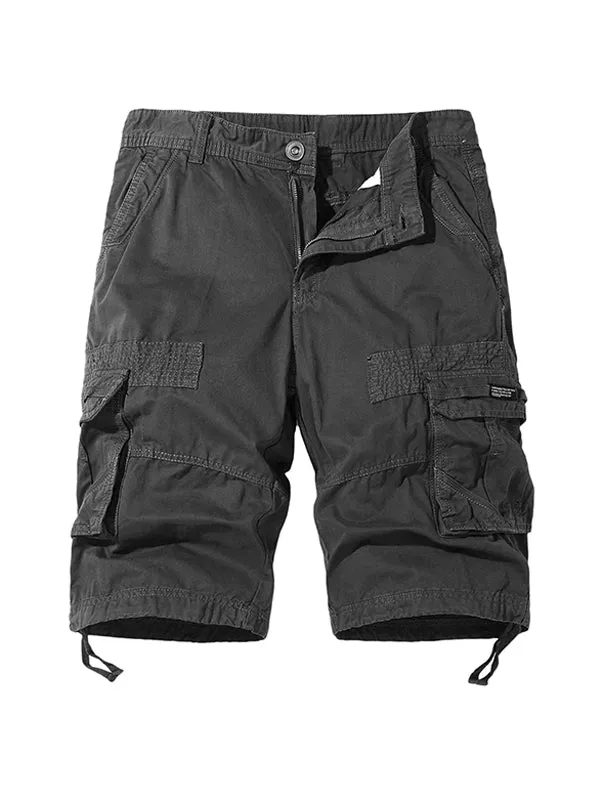 Men'S Beach Multi Bag Plus Size Cargo Shorts