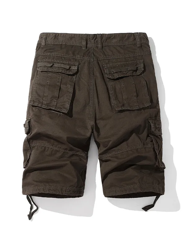 Men'S Beach Multi Bag Plus Size Cargo Shorts