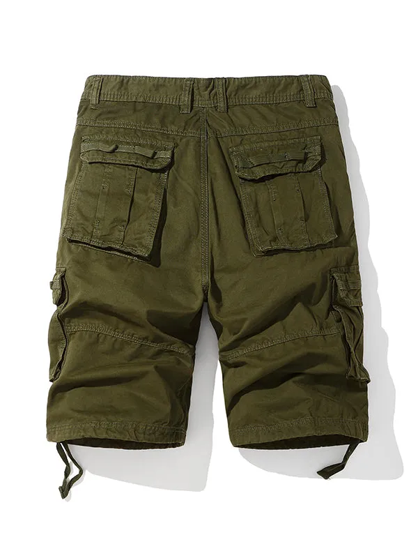Men'S Beach Multi Bag Plus Size Cargo Shorts