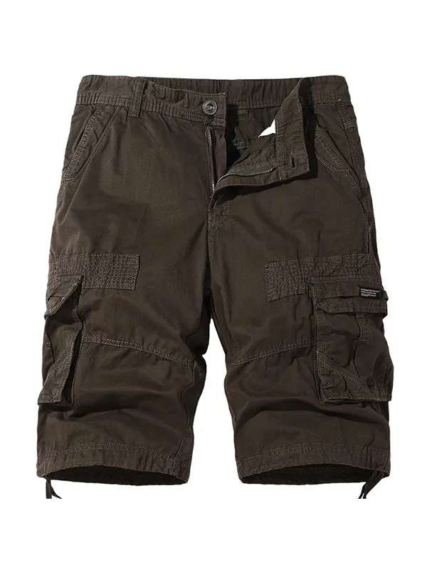 Men'S Beach Multi Bag Plus Size Cargo Shorts