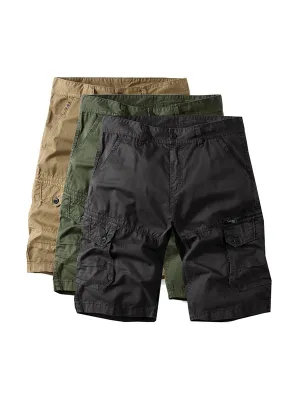 Men'S Casual Relaxed Beach Cargo Shorts