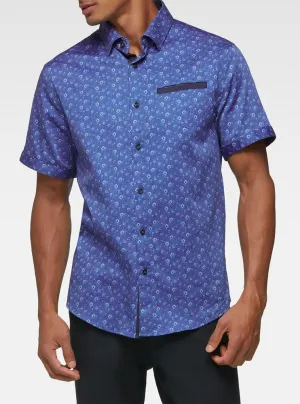 Men's casual short sleeve stretch shirt