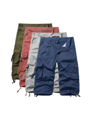 Men'S Fashionable Beach Loose Cargo Shorts