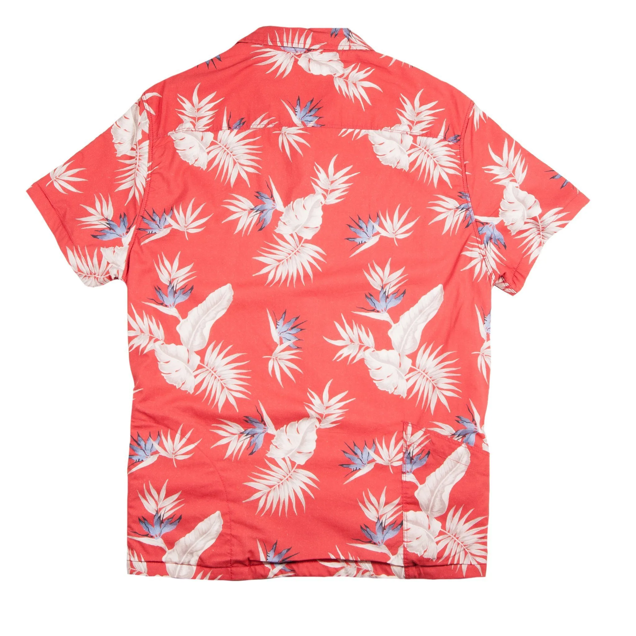 Men’s High Water Shirt - Bird of Paradise, Sunset Red