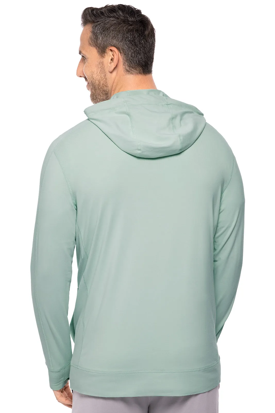 Men's LumaLeo Zip-Up Hoodie | Misty Aqua