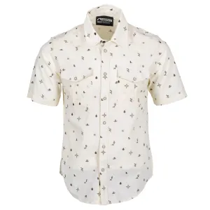 Men's Rodeo Printed Short Sleeve Woven Shirt