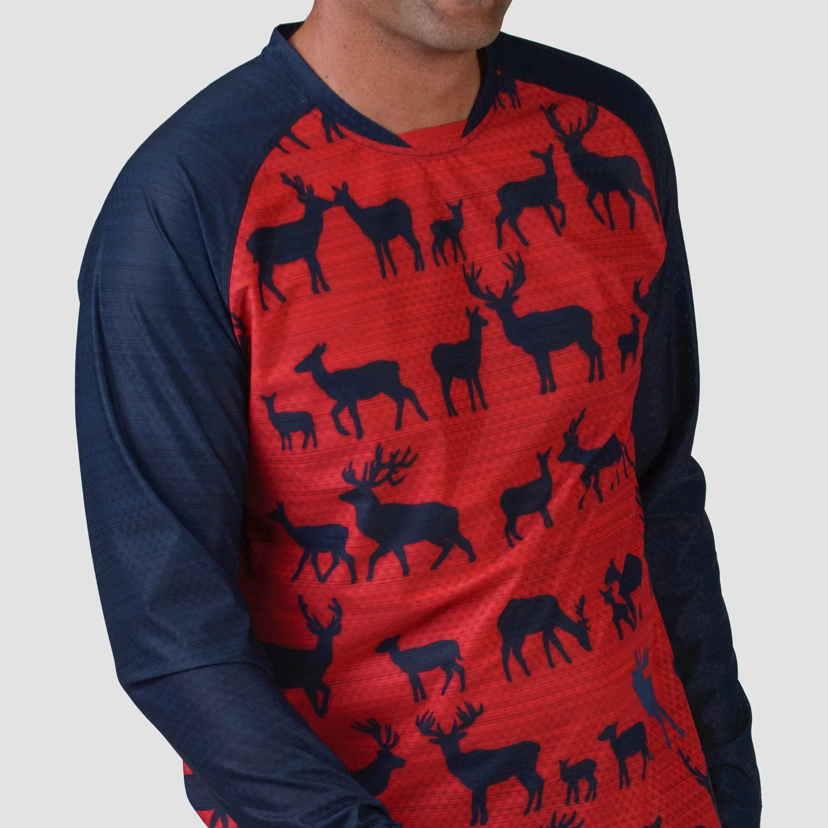 Men's Send It L/S Sleeve Wild Red