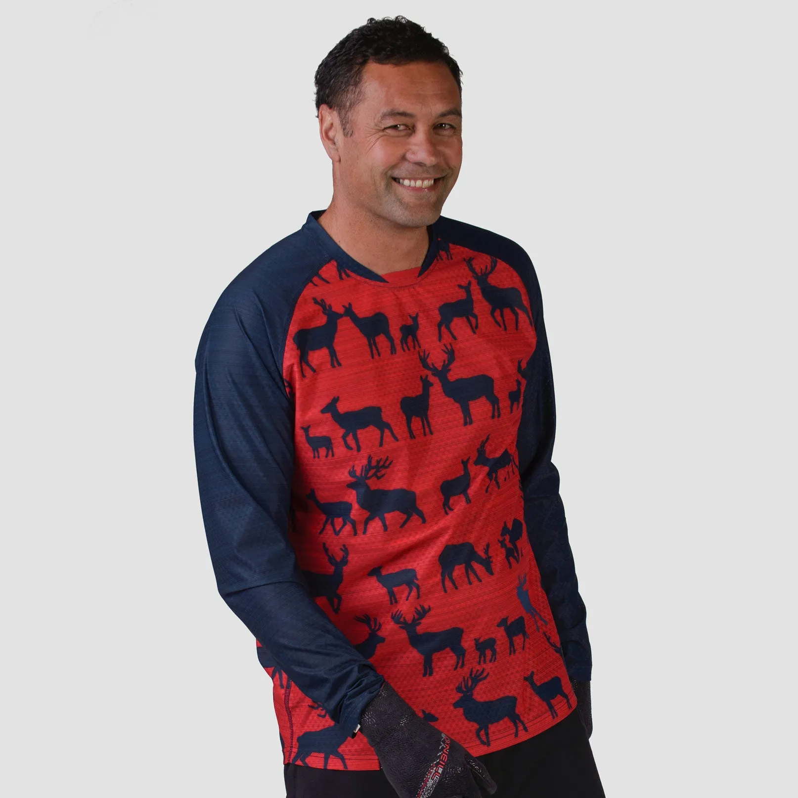Men's Send It L/S Sleeve Wild Red