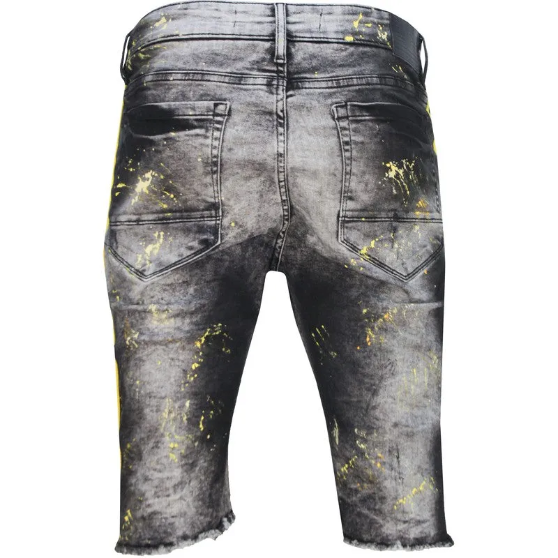 Men's Sparta Striped Denim Shorts