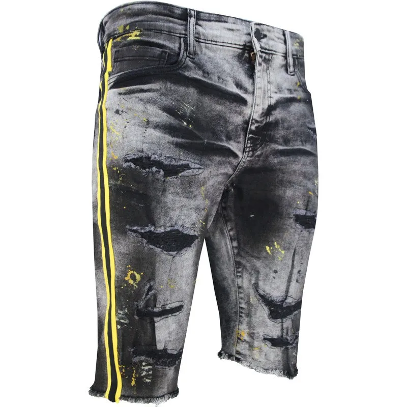 Men's Sparta Striped Denim Shorts