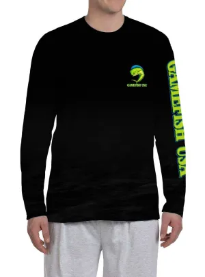 Men's UPF 50 Long Sleeve Microfiber Moisture Wicking Performance Mahi