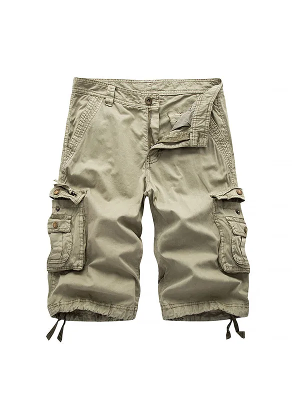 Men's Work Wear Casual Beach Cargo Shorts