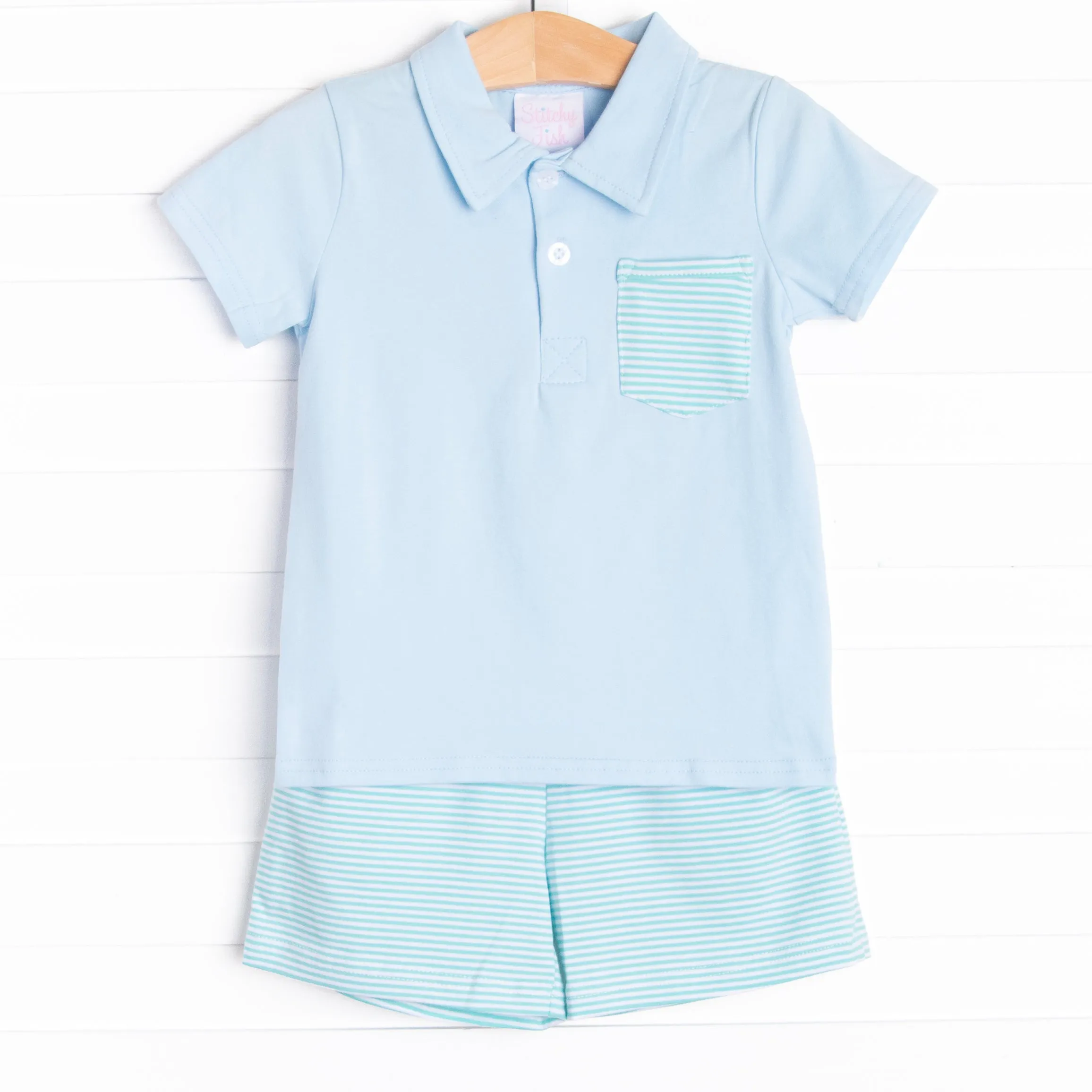 Mint to Be Short Set, Green