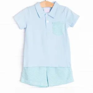 Mint to Be Short Set, Green