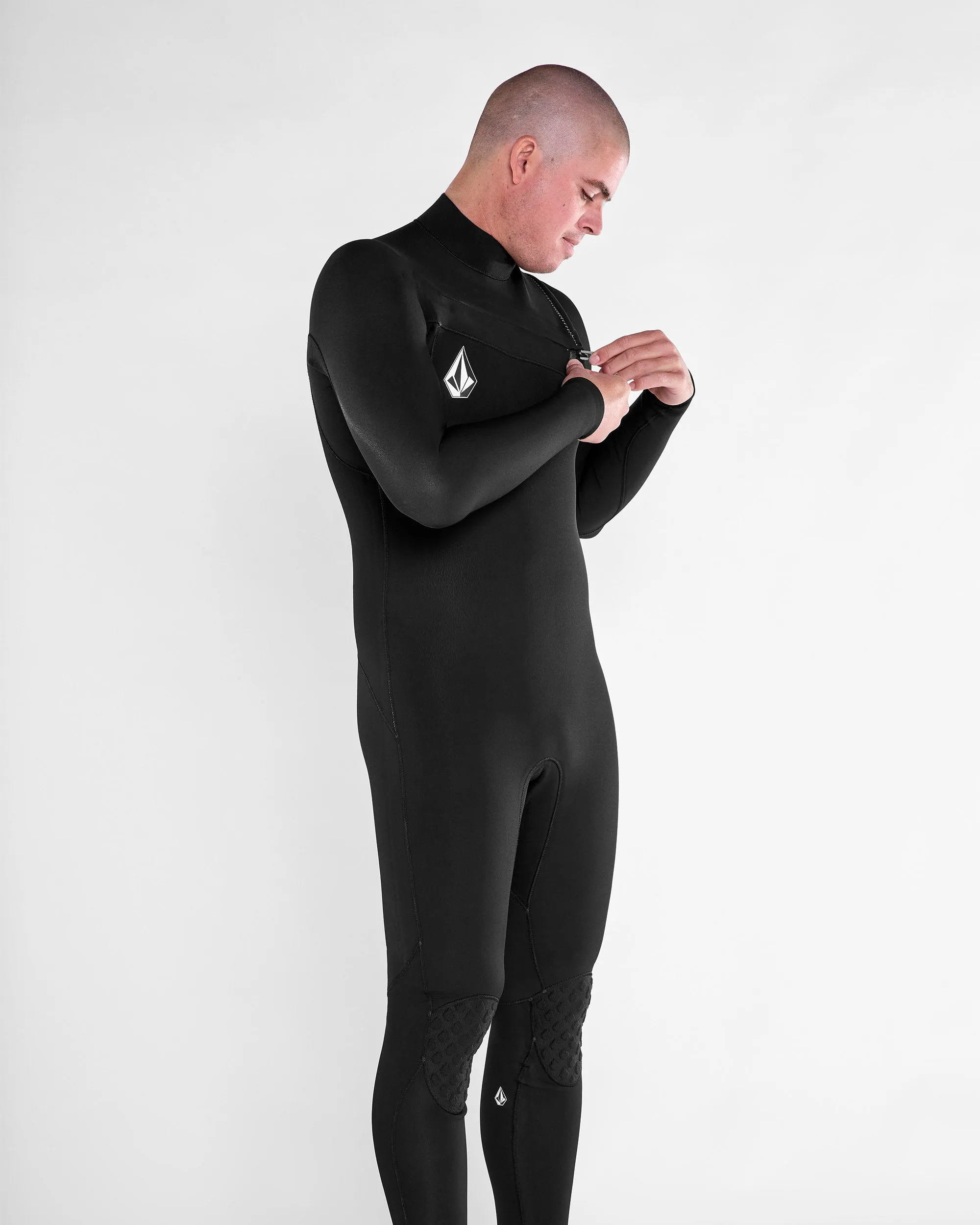 Modulator 4/3Mm Chest Zip Full Wetsuit - BLACK