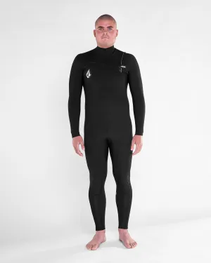 Modulator 4/3Mm Chest Zip Full Wetsuit - BLACK