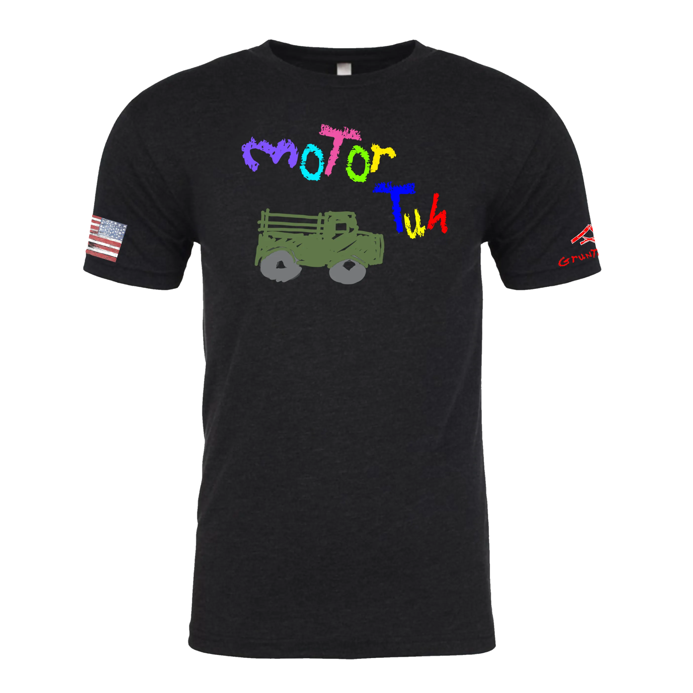 MOTOR TUH-Crayon Shirt (OD OR CHARCOAL GRAY)