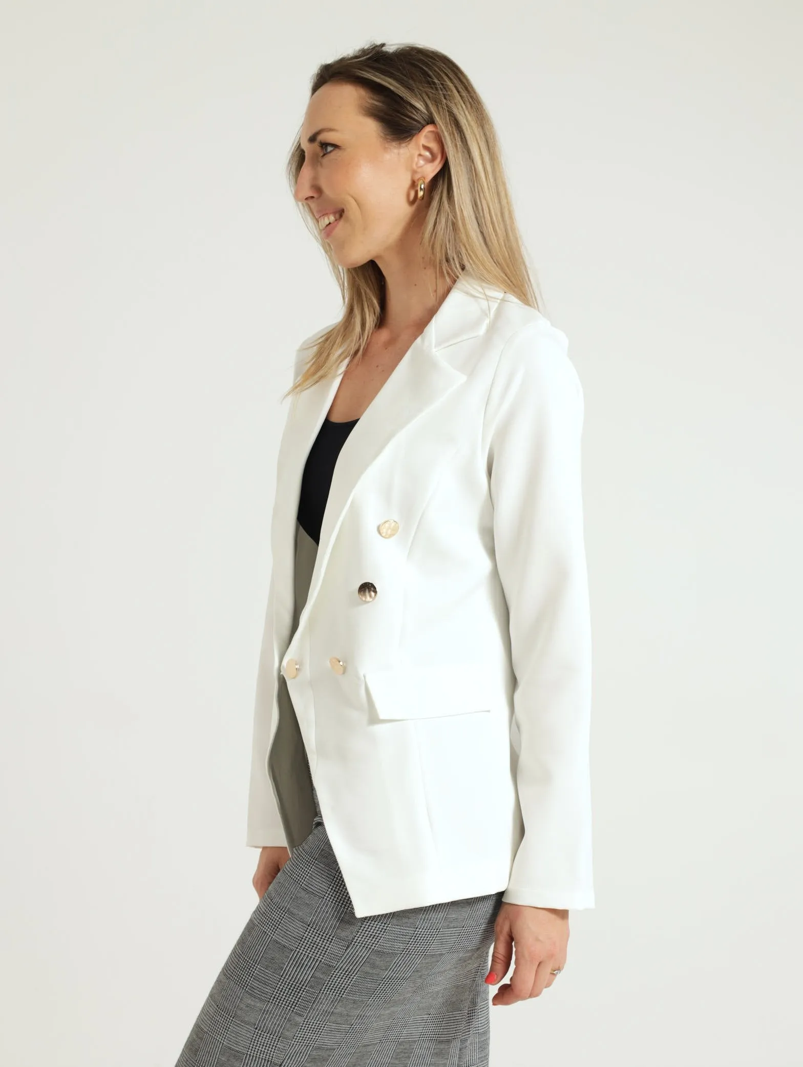 Nautical Blazer - White