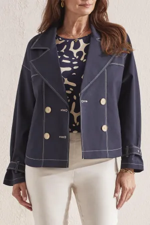 Nautical Double-Breasted Jacket