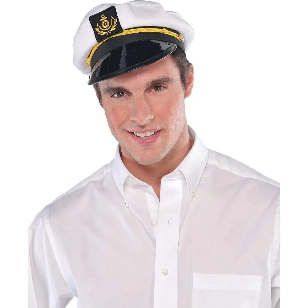 Nautical Sailor Skipper Hat Adult Size