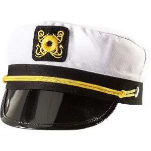 Nautical Sailor Skipper Hat Adult Size