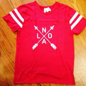 NOLA Arrow, Vintage Football Jersey Style, Unisex