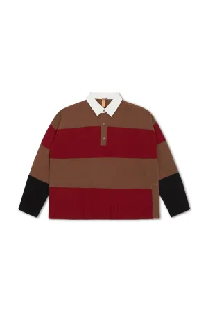 NONAME STRIPED RUGBY POLO
