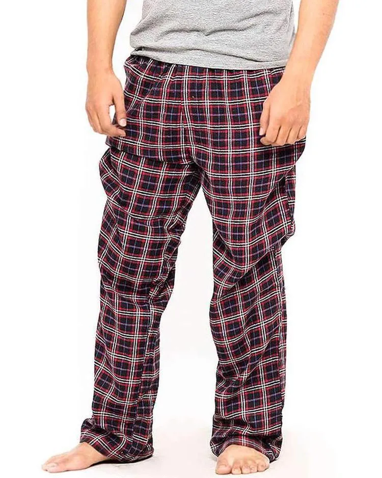 Pack of 2 - Men's Cotton Check Pajama - Cotton Yarn Dyed Flannel Men's Pajama MF-14