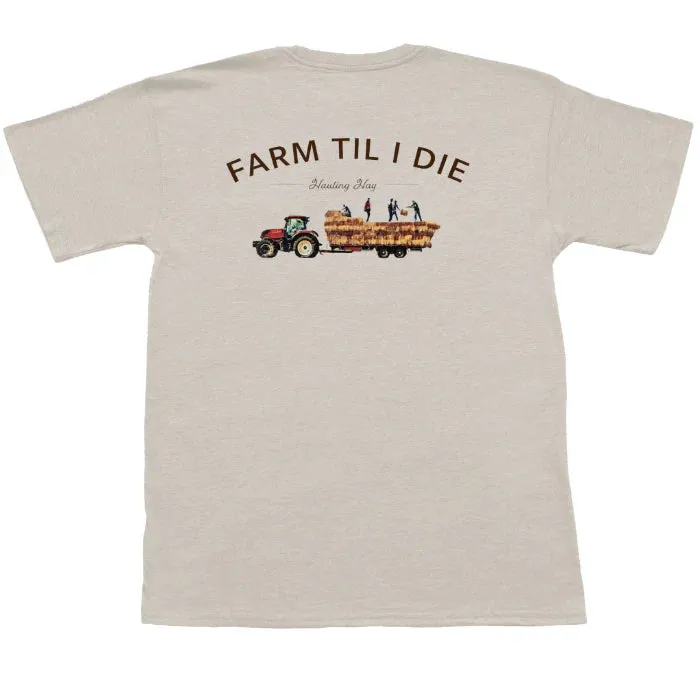 Peach State Pride Baling Hay Tee (Oatmeal)