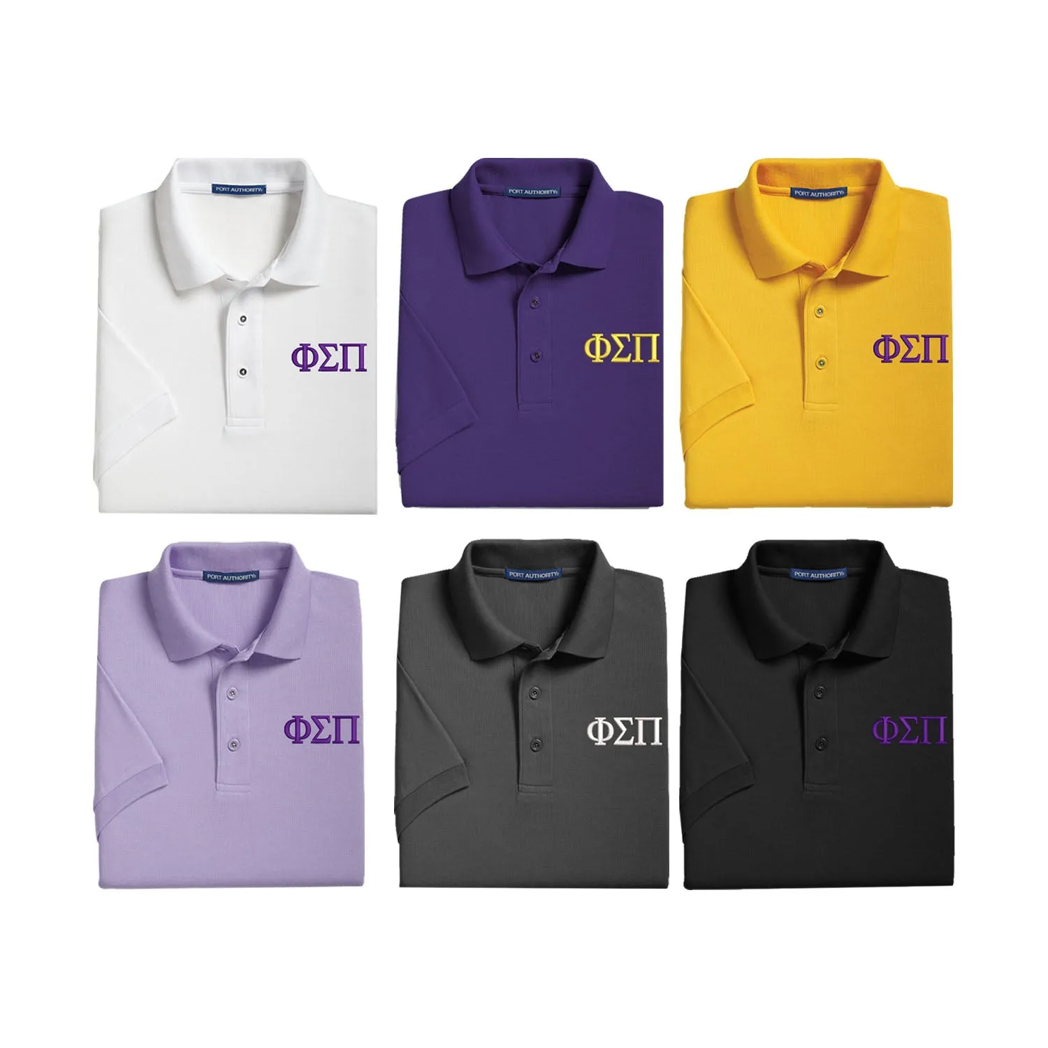 Phi Sigma Pi Cotton Pique Polo