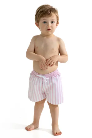 PINK STRIPES Swim Shorts