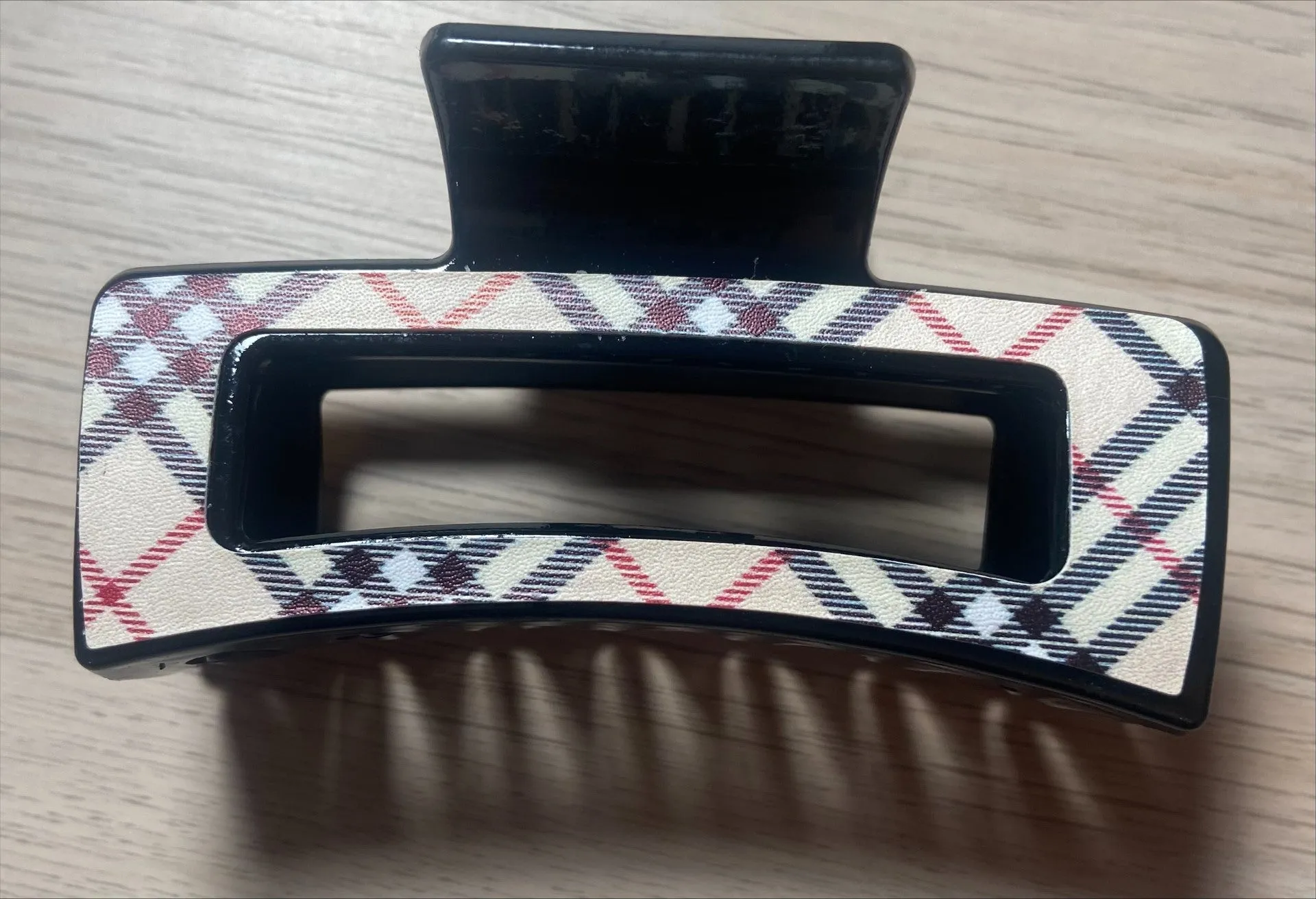 Plaid Hair Clips