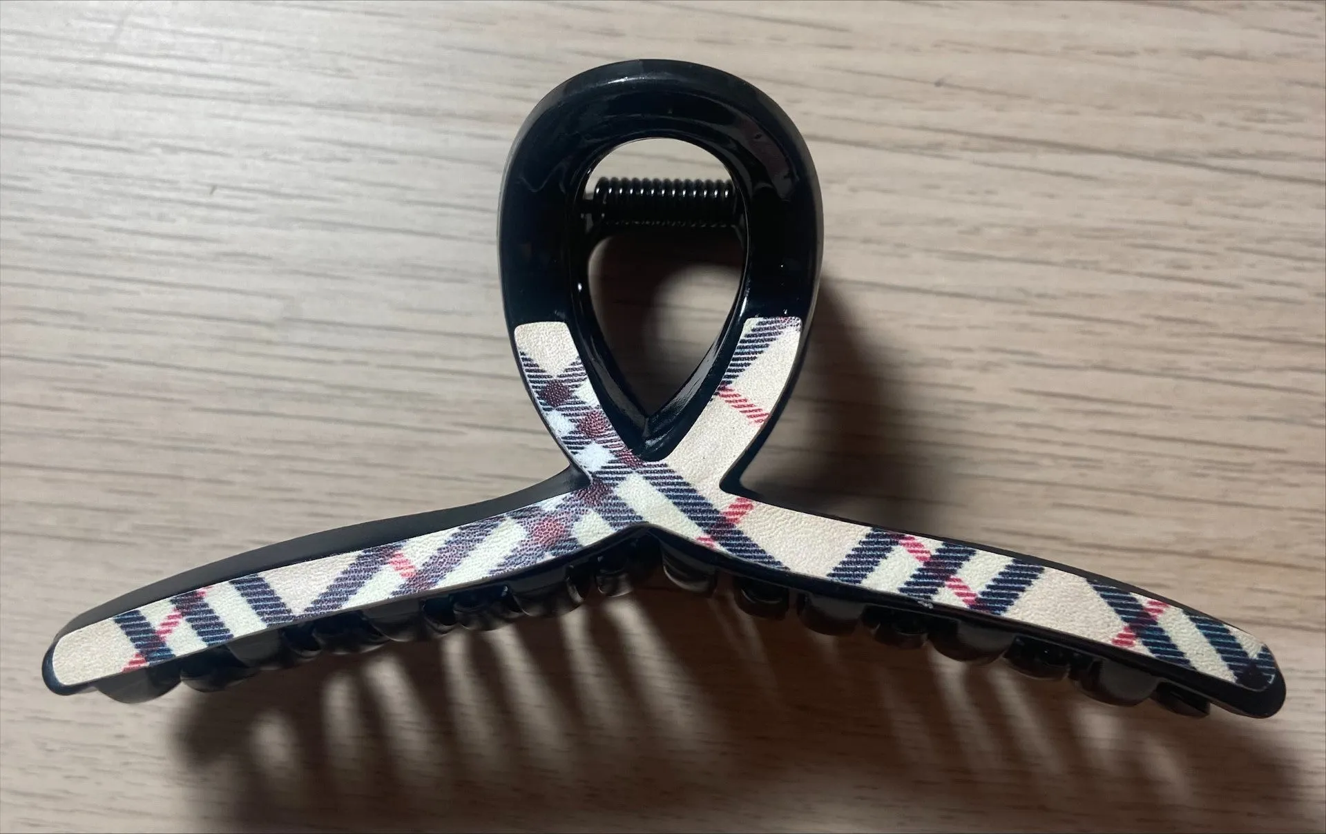Plaid Hair Clips