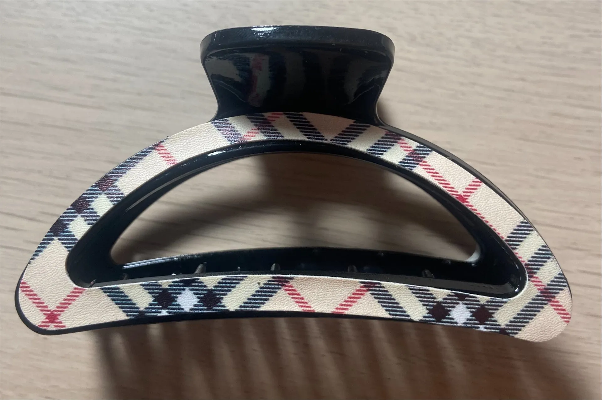Plaid Hair Clips