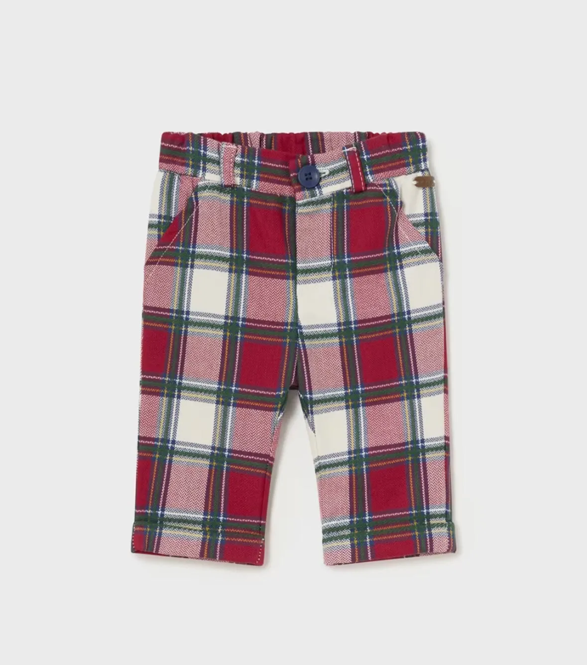 Plaid Infant Trousers