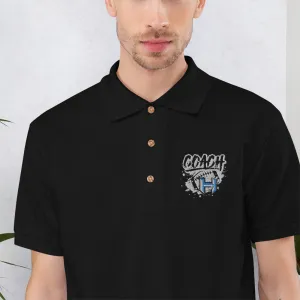 Polo ~ Jr Hawks Coach Embroidered Shirt
