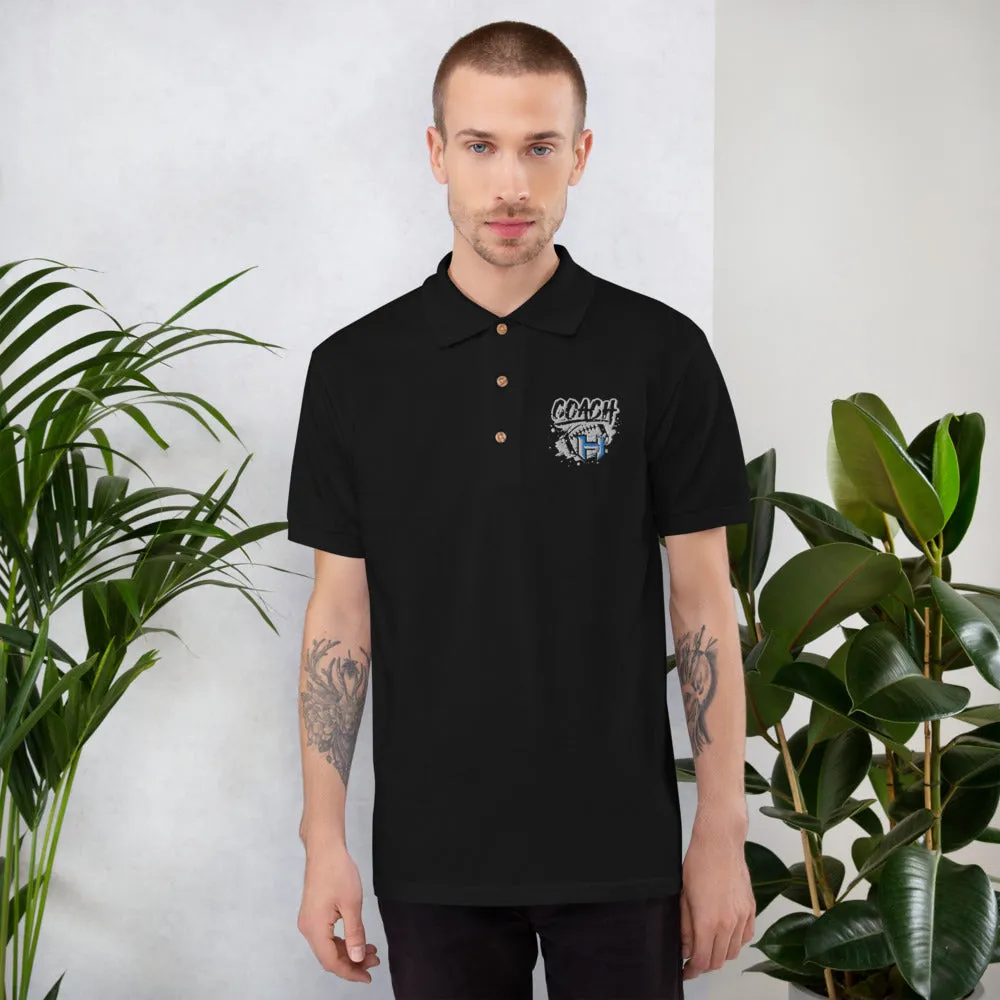 Polo ~ Jr Hawks Coach Embroidered Shirt