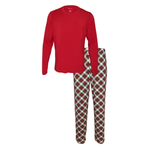 Posh Peanut Men's Long Sleeve Loungewear Pajama Set in Marqui